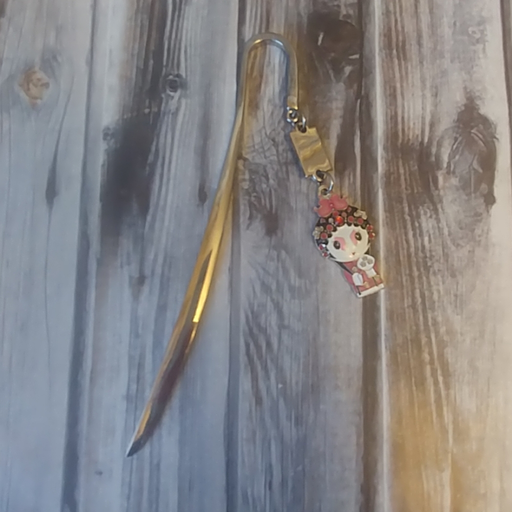 Metal Book Mark Geisha